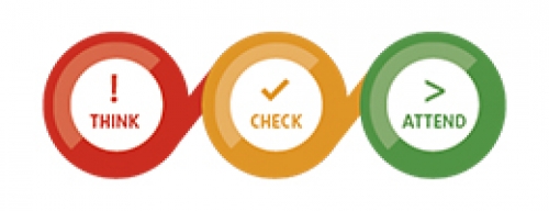 Think/Check/Attend 캠페인 사이트 사진